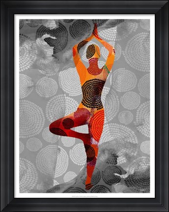 Framed Yoga Pose I Print