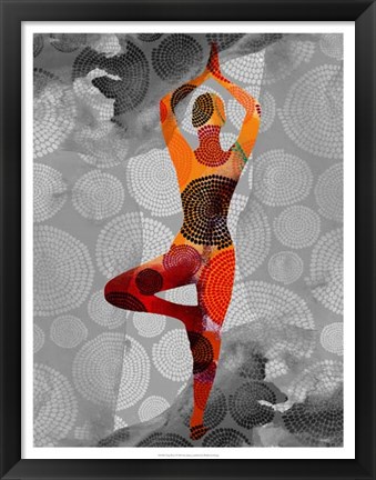 Framed Yoga Pose I Print