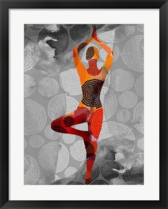 Framed Yoga Pose I Print