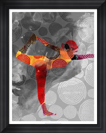 Framed Yoga Pose II Print