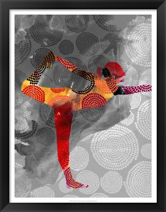 Framed Yoga Pose II Print