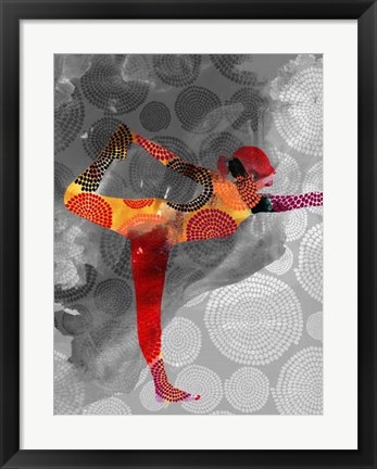 Framed Yoga Pose II Print