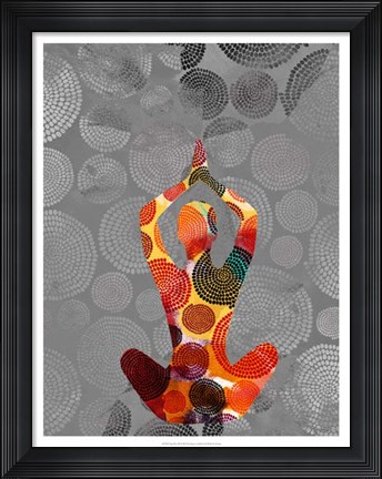 Framed Yoga Pose III Print