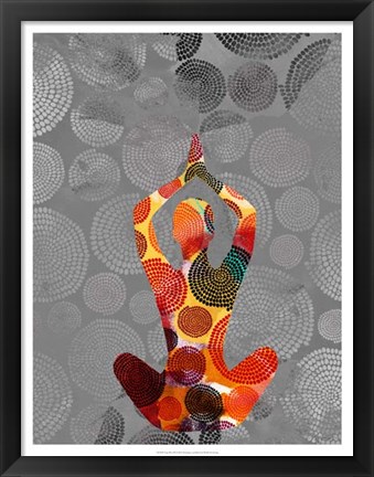 Framed Yoga Pose III Print