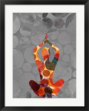 Framed Yoga Pose III Print