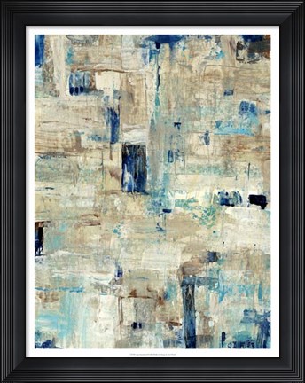 Framed Aqua Separation II Print