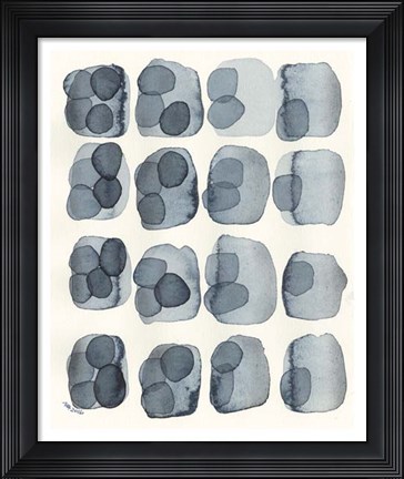 Framed Indigo Four Print