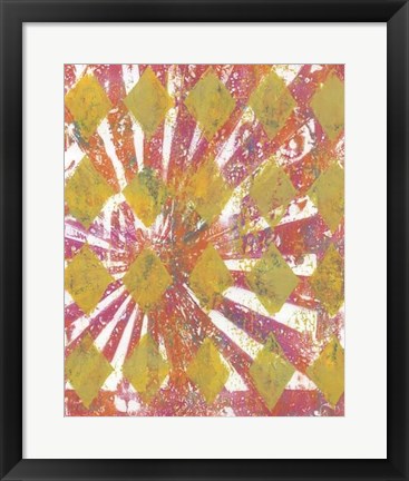 Framed Harlequin Abstract II Print