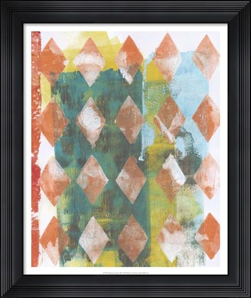 Framed Harlequin Abstract III Print