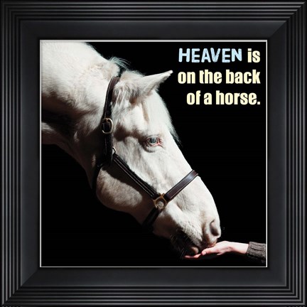 Framed Horse Quote 9 Print