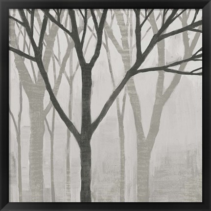 Framed Spring Trees Greystone II Print