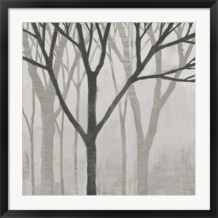 Framed Spring Trees Greystone II Print