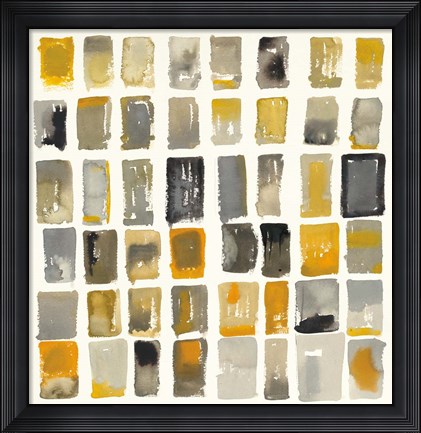 Framed City Windows II Print