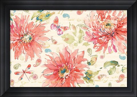 Framed Happy Gypsy I Print