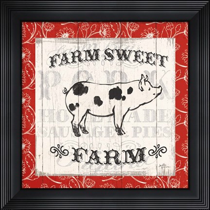 Framed Farmers Market I Print