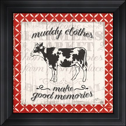 Framed Farmers Market IV Print