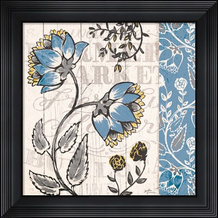 Framed Blooming Season I Print