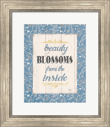 Framed Blooming Season V Print
