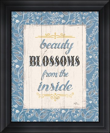 Framed Blooming Season V Print