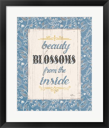 Framed Blooming Season V Print