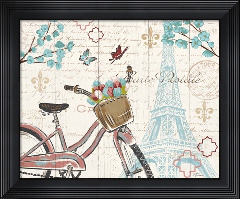 Framed Paris Tour I Print
