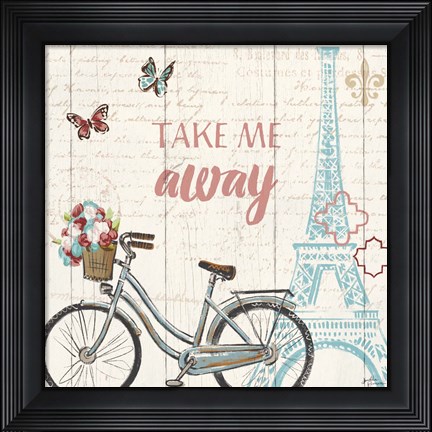 Framed Paris Tour III Print