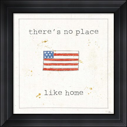 Framed USA Cuties I Print