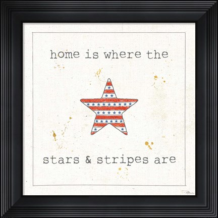 Framed USA Cuties IV Print