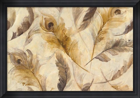 Framed Feather Toss Print