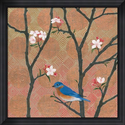 Framed Cherry Blossoms I Print