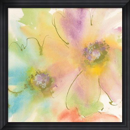Framed Rainbow Cosmos II Print