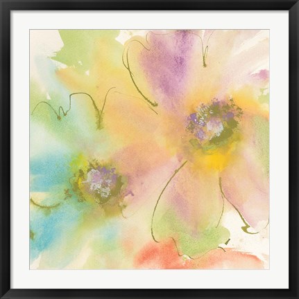 Framed Rainbow Cosmos II Print