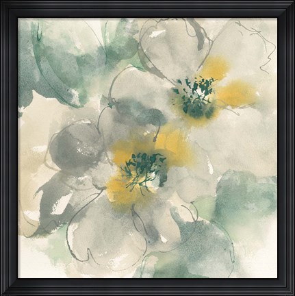 Framed Silver Quince I Print