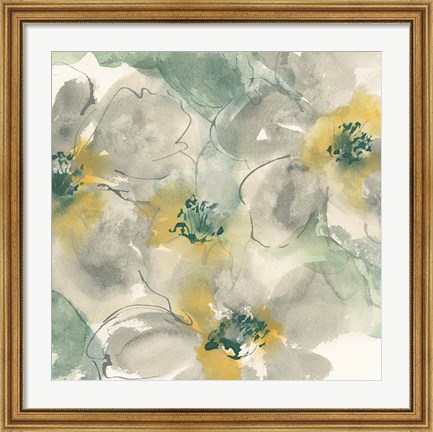 Framed Silver Quince II Print