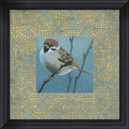 Framed Sparrow Print