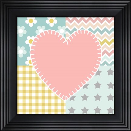 Framed Baby Quilt I Print