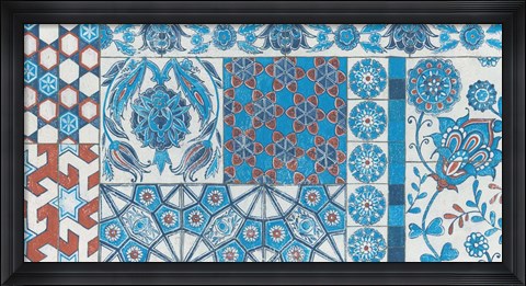 Framed Turkish Tiles Print