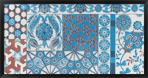 Framed Turkish Tiles Print
