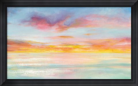 Framed Pastel Sky Print