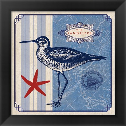 Framed Sea Bird II Print