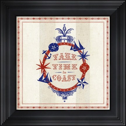 Framed Nautical Wisdom IV Print