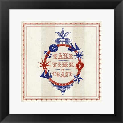 Framed Nautical Wisdom IV Print