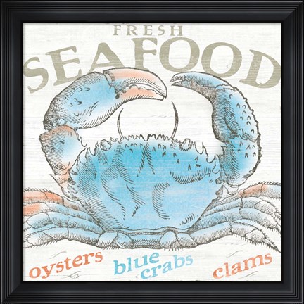 Framed Seaside Life II Print