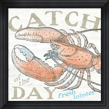 Framed Seaside Life III Print