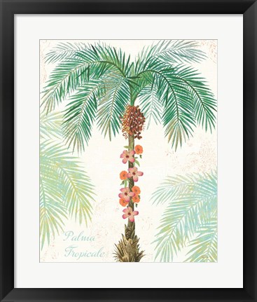 Framed Flamingo Tropicale III Print