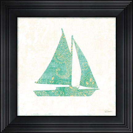 Framed Flamingo Tropicale V Print