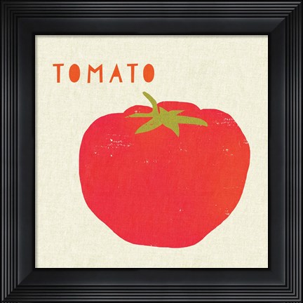 Framed Summer Vegetable II Print