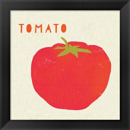 Framed Summer Vegetable II Print
