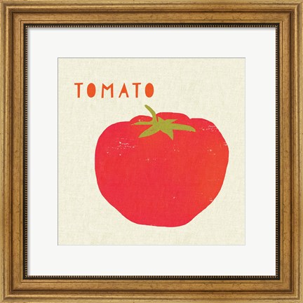 Framed Summer Vegetable II Print