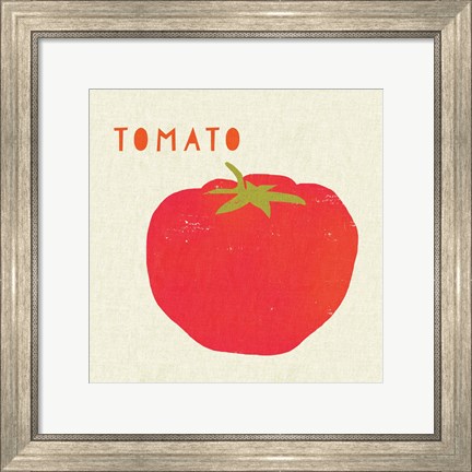 Framed Summer Vegetable II Print